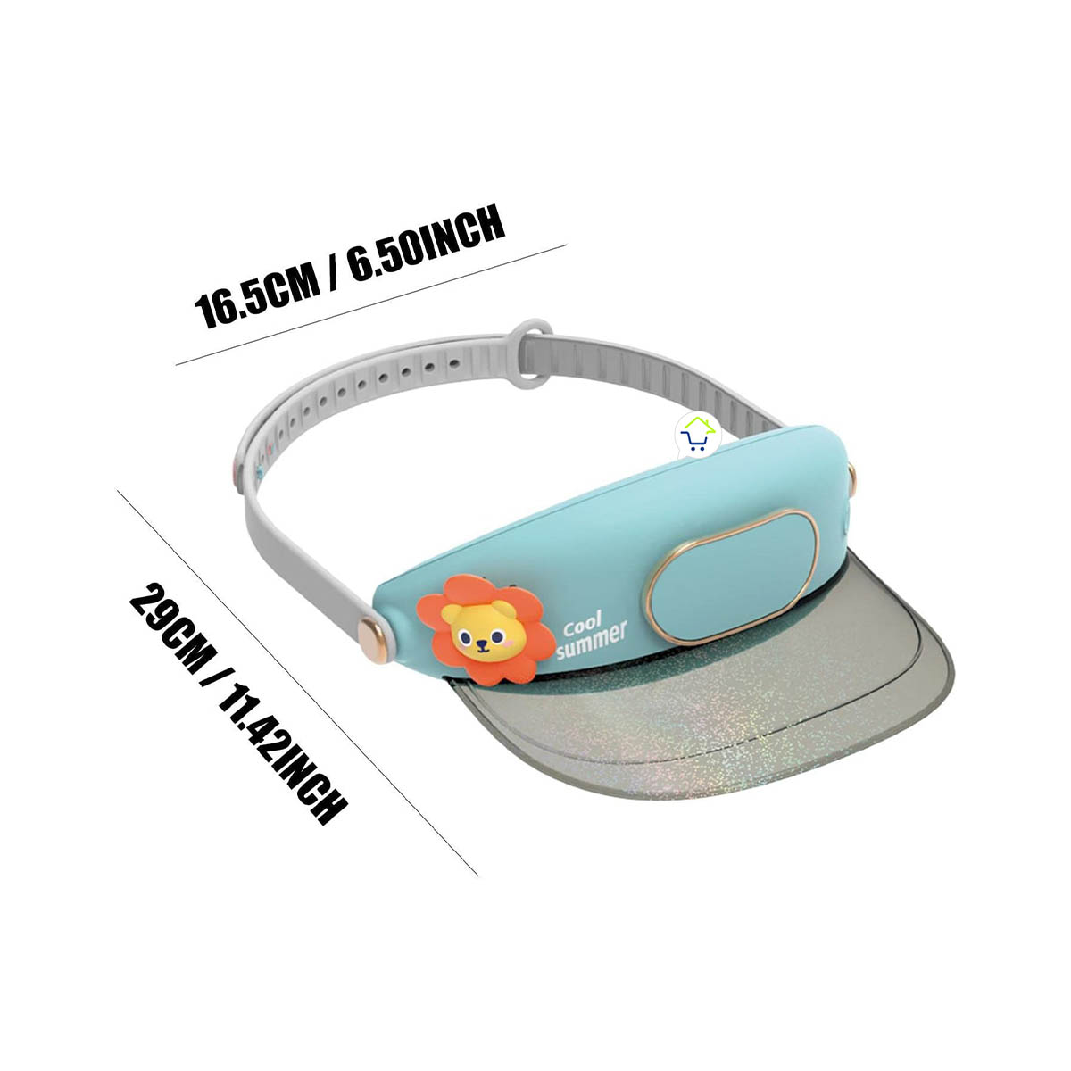 Visera Infantil + Ventilador JPC-A06